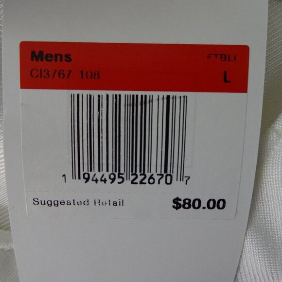 Nike Football Performance Jersey Mesh Vented Men's Large White Blue CI3767-108 - Picture 6 of 7